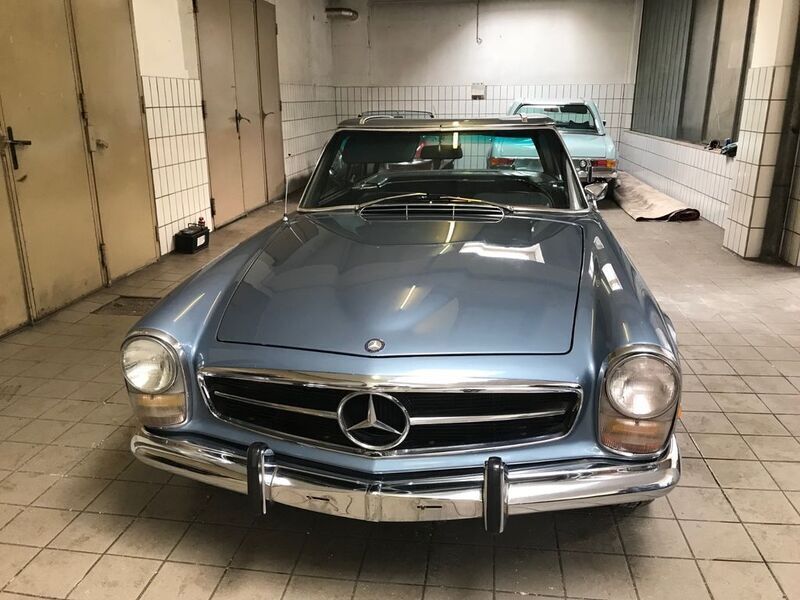 Gebraucht Mercedes SL280 170 PS (125 kW) 1971 Blau Cabrio