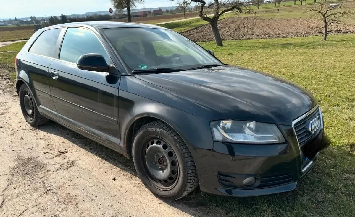Brugt Audi A3 105 HK (77 kW) 2009 Sort Hatchback