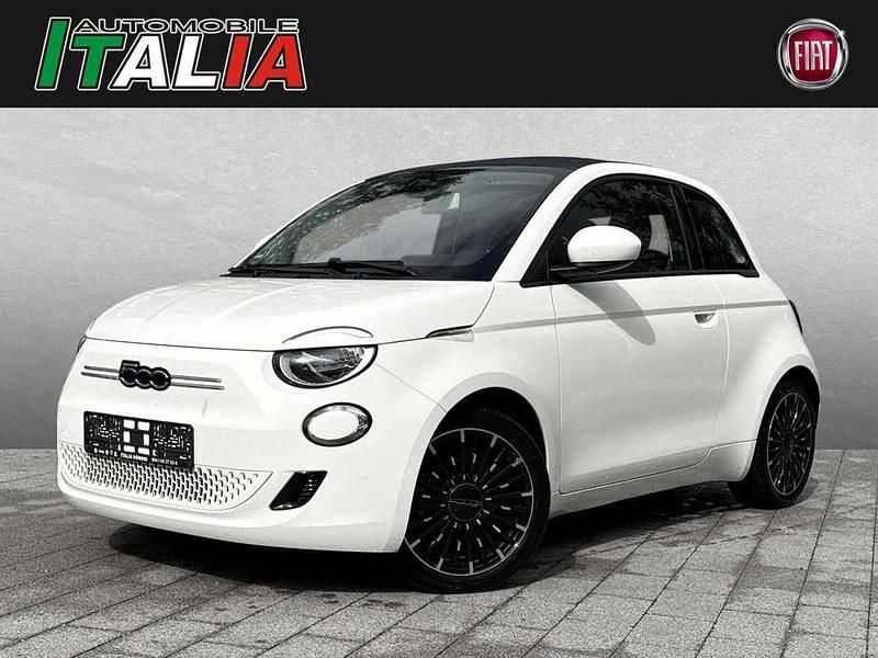 Weiß Gebraucht 2022 Fiat 500e Icon Cabrio | 22.890 € (Etwas zu teuer) - Bild 1/4