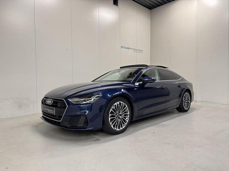 Blau Gebraucht 2021 Audi A7 S-Line Kleinwagen | 34.990 € (Guter Preis) - Bild 1/4