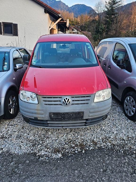Gebraucht VW Caddy Team 80 PS (58 kW) 2009 Rot Van / Kleinbus