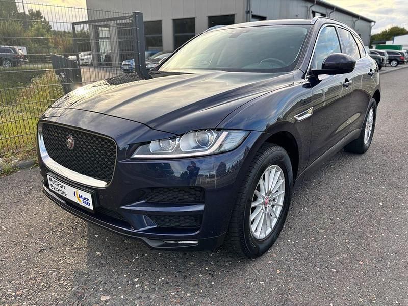 Blau Gebraucht 2018 Jaguar F-Pace Ingenium SUV | 16.750 € (Superpreis) - Bild 1/4