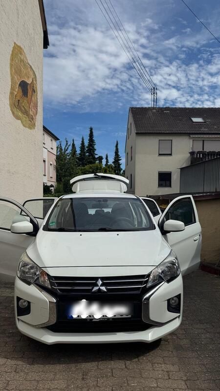 Weiß Gebraucht 2020 Mitsubishi Space Star Kleinwagen | 6.900 € (Guter Preis) - Bild 1/4