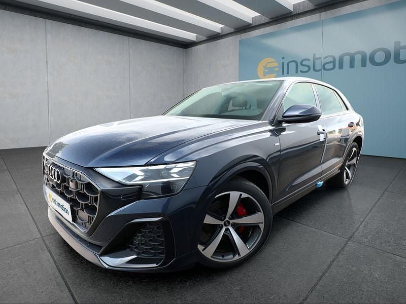 Blau Neu 2025 Audi Q8 S-Line SUV | 83.999 € - Bild 1/4