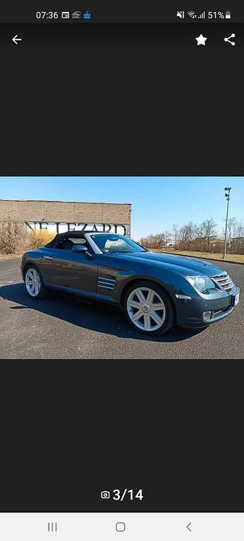 Usata Chrysler Crossfire 218 CV (160 kW) 2006 Grigio Cabrio