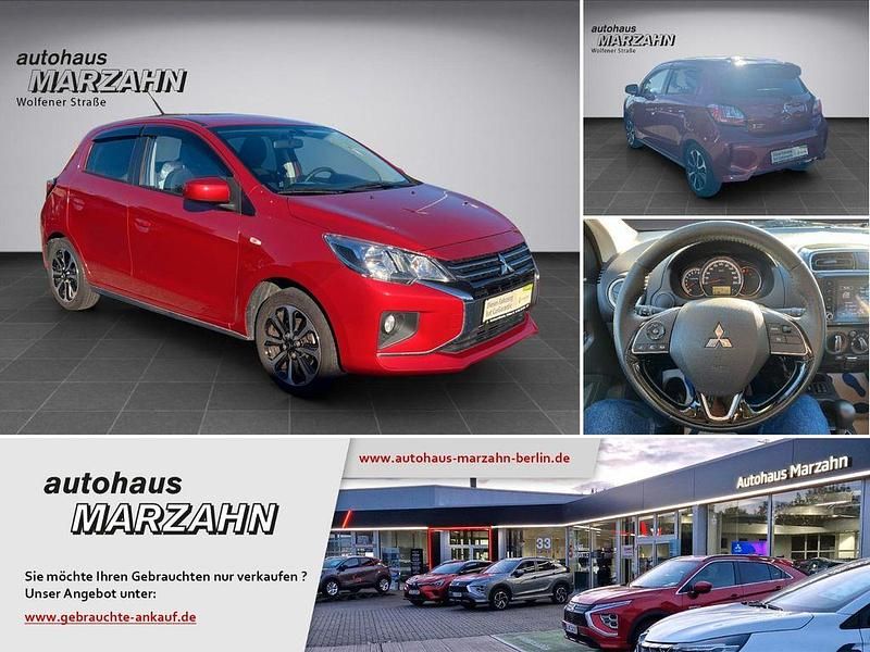 Rot Gebraucht 2021 Mitsubishi Space Star Select+ Kleinwagen | 13.490 € (Fairer Preis) - Bild 1/4