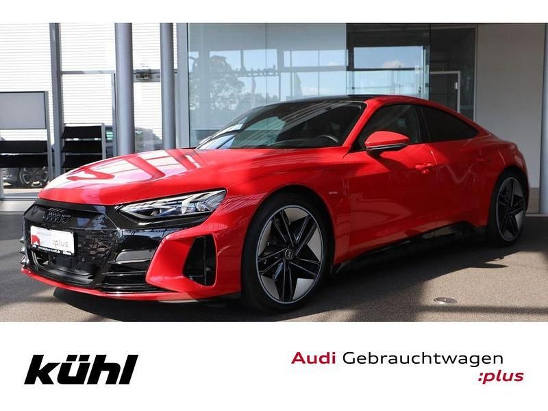 Tangorot metallic Gebraucht 2022 Audi e-tron GT quattro Ambiente Limousine | 55.780 € (Fairer Preis) - Bild 1/4