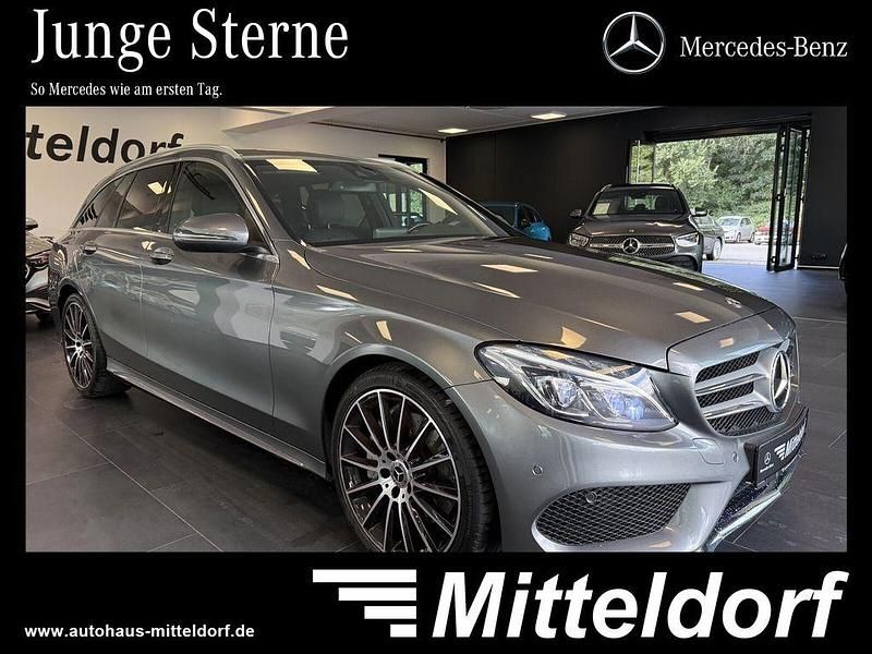 Grau Gebraucht 2017 Mercedes C300 AMG line Kombi | 27.890 € (Fairer Preis) - Bild 1/4