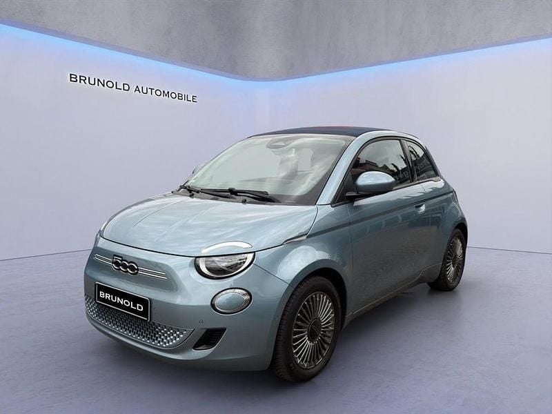 Blau Gebraucht 2021 Fiat 500e Icon Cabrio | 16.900 € (Superpreis) - Bild 1/4