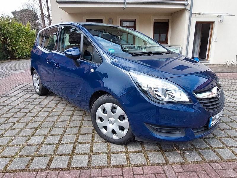 Gebraucht Opel Meriva Edition 101 PS (74 kW) 2014 Blau Van / Kleinbus