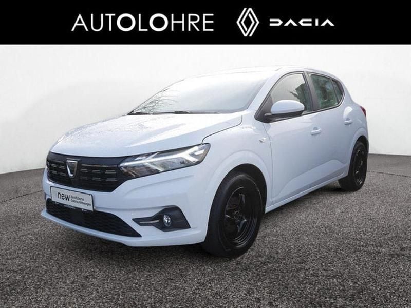 Weiß Gebraucht 2022 Dacia Sandero Comfort Kleinwagen | 9.950 € (Superpreis) - Bild 1/4