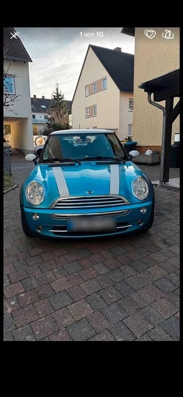Used Mini Cooper 116 HP (85 kW) 2006 Blue Hatchback