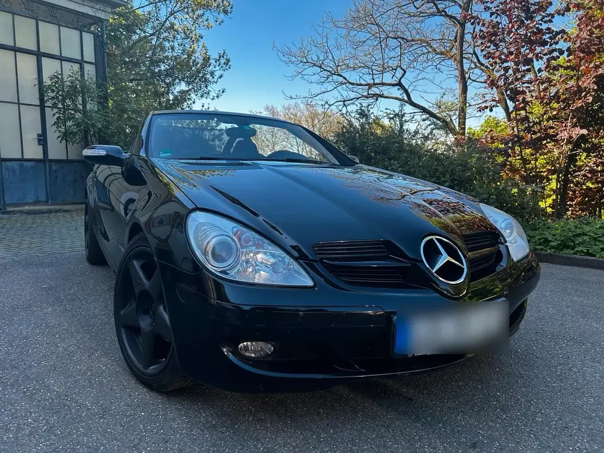 Usata Mercedes SLK200 163 CV (119 kW) 2005 Nero Cabrio