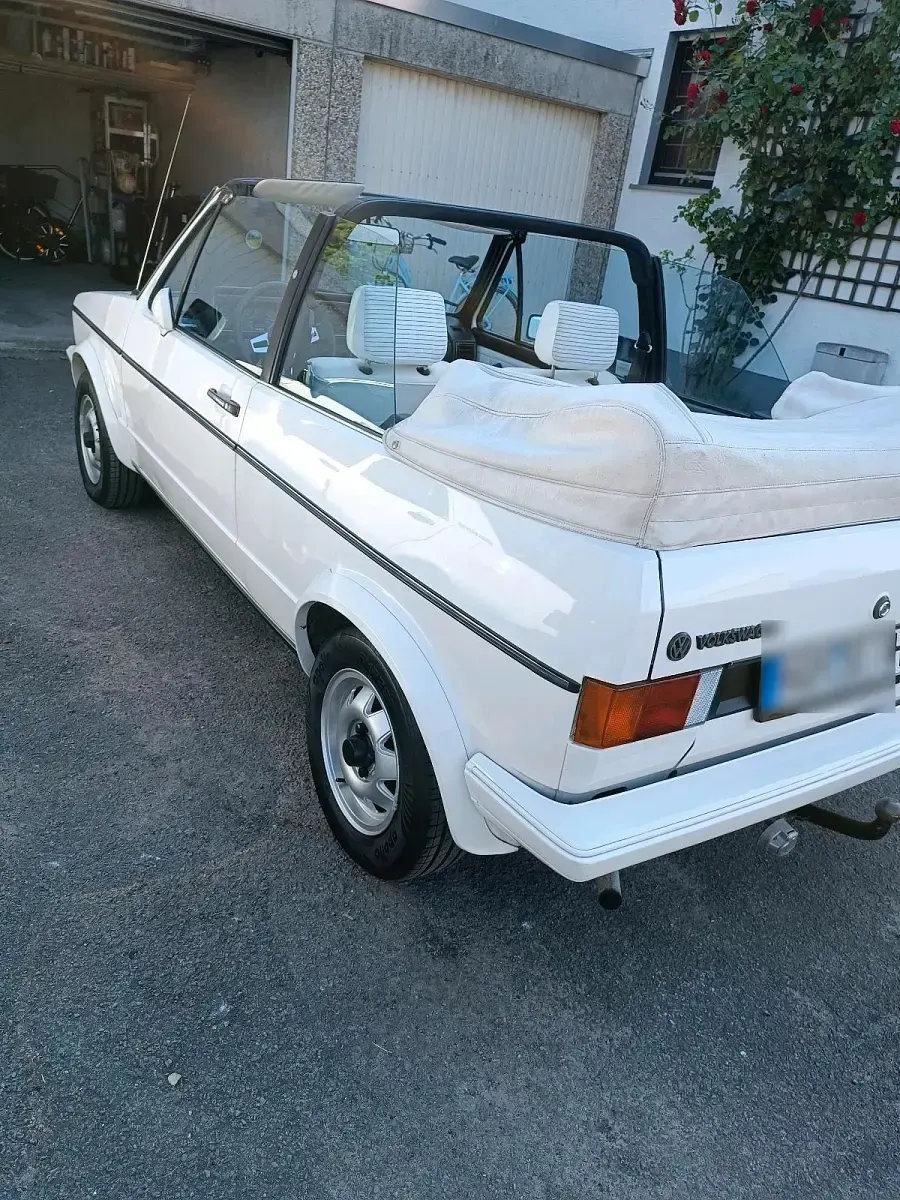 Gebraucht VW Golf Cabriolet 75 PS (55 kW) 1984 Weiß Cabrio