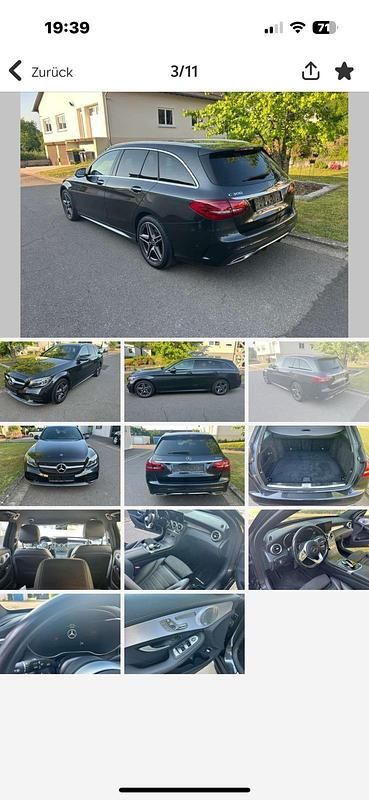 Schwarz Gebraucht 2021 Mercedes C300 AMG Kombi | 29.999 € (Superpreis) - Bild 1/2