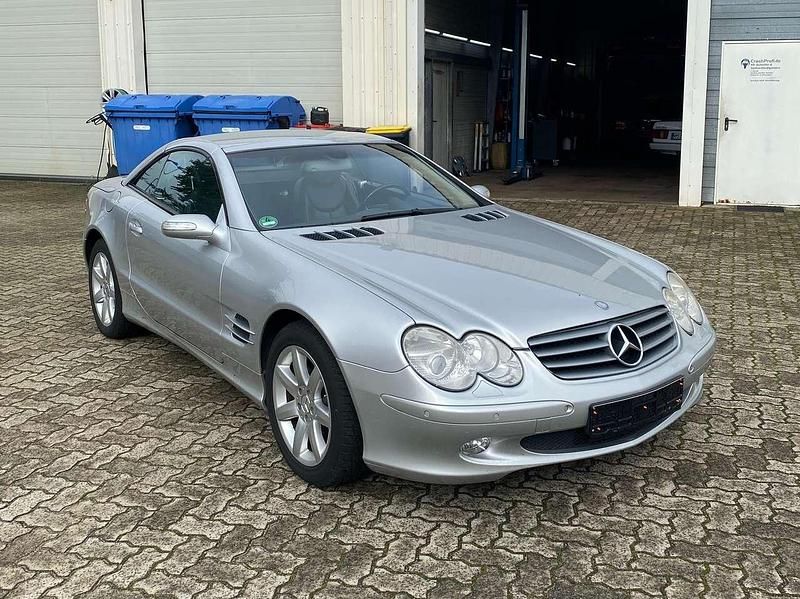 Silber Gebraucht 2004 Mercedes SL350 Cabrio | 17.500 € (Teuer) - Bild 1/4