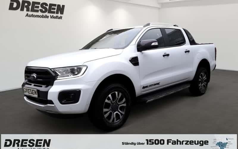 Frostweiß Gebraucht 2022 Ford Ranger Wildtrack Abholung | 34.391 € (Superpreis) - Bild 1/4
