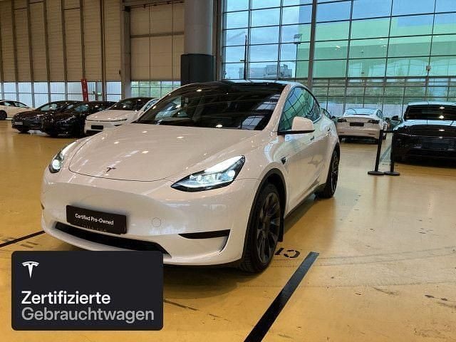 Pearl white multicoat Gebraucht 2023 Tesla Model Y RWD SUV | 33.400 € (Guter Preis) - Bild 1/4