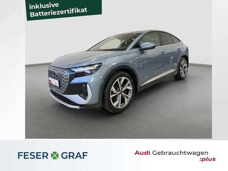 Gebraucht Audi Q4 Sportback e-tron Ambiente 125 kW (170 PS) 2022 Geysirblau metallic SUV