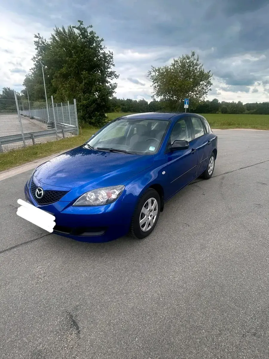 Gebraucht Mazda 3 109 PS (80 kW) 2008 Blau Kleinwagen