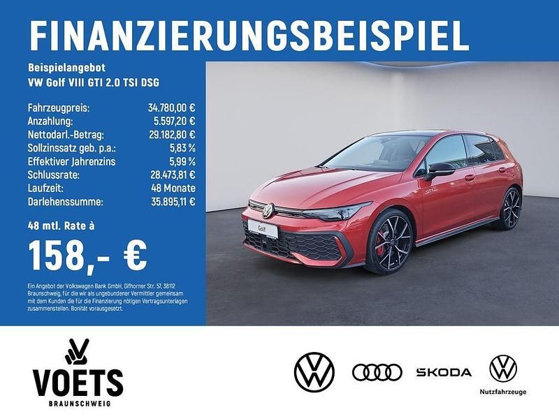 Gebraucht VW Golf VIII GTI 265 PS (194 kW) 2025 Kings red metallic schwarz Limousine
