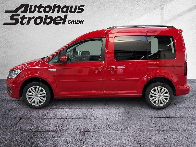 Gebraucht VW Caddy Comfortline 125 PS (91 kW) 2017 Kirschrot Van / Kleinbus