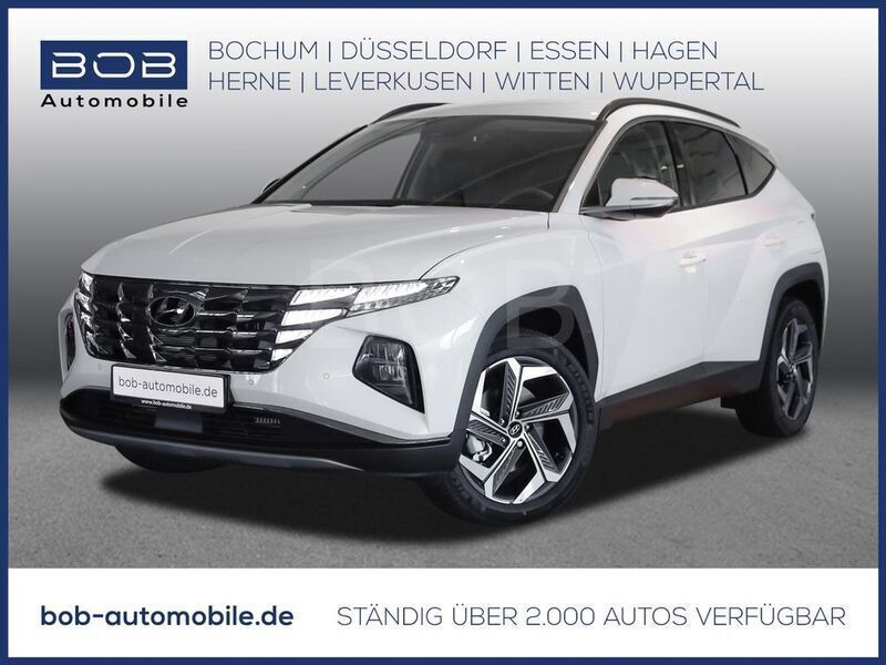 Atlas white (weiß) Gebraucht 2024 Hyundai Tucson Trend SUV | 32.444 € (Superpreis) - Bild 1/3