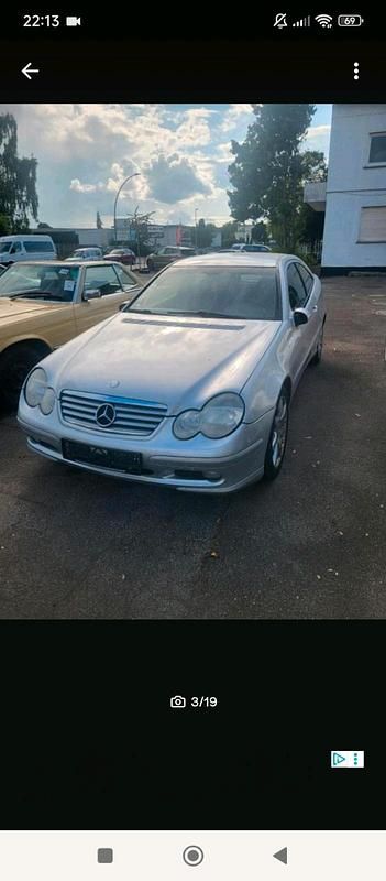 Gebraucht Mercedes C200 163 PS (119 kW) 2002 Silber Coupé