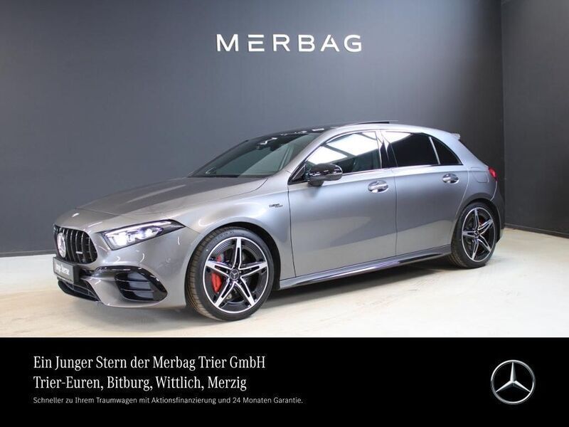 Metalliclack mountaingrau Gebraucht 2024 Mercedes A45 AMG AMG Limousine | 57.330 € (Fairer Preis) - Bild 1/4
