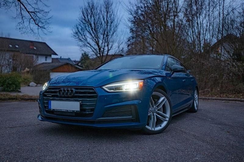 Gebraucht Audi A5 Sportback S-Line 252 PS (185 kW) 2019 Blau Kleinwagen