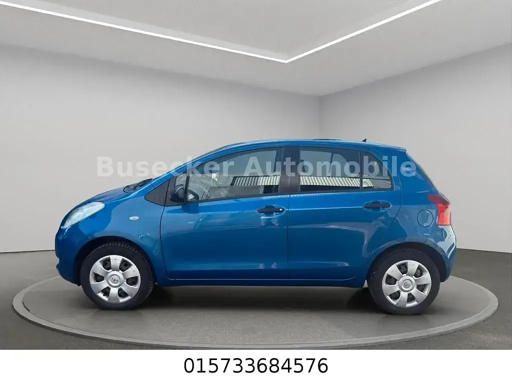 Gebraucht Toyota Yaris Cool 69 PS (50 kW) 2007 Blau Kleinwagen