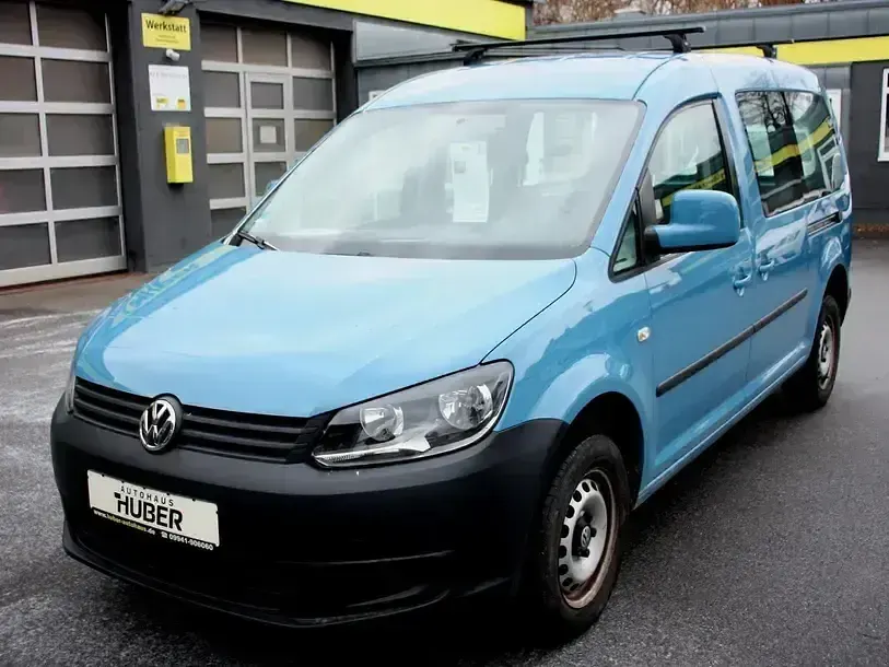Gebraucht VW Caddy Maxi 110 PS (80 kW) 2014 Blau Van / Kleinbus