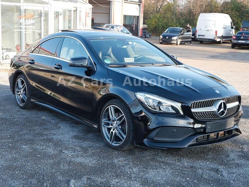 Schwarz Gebraucht 2017 Mercedes CLA200 AMG line Coupé | 15.490 € (Fairer Preis) - Bild 1/4