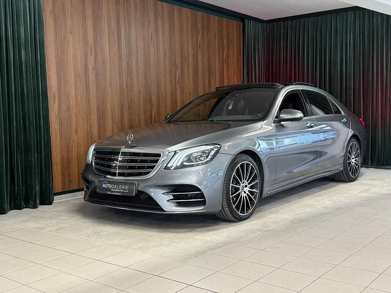 Selenitgrau Gebraucht 2017 Mercedes S400 AMG line Limousine | 35.980 € (Fairer Preis) - Bild 1/4