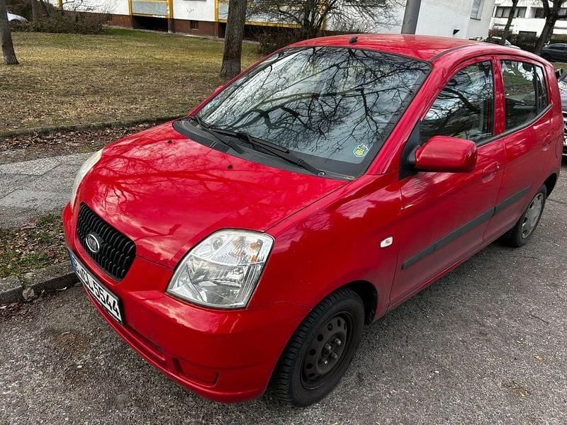 Gebraucht Kia Picanto LX 65 PS (47 kW) 2005 Rot Kleinwagen