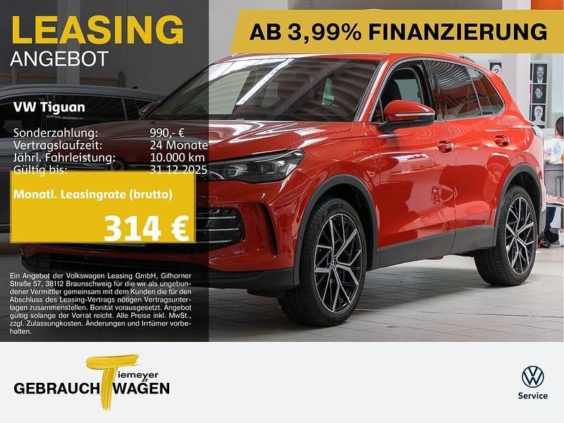 Persimmon red metallic Gebraucht 2024 VW Tiguan Elegance SUV | 39.960 € - Bild 1/4