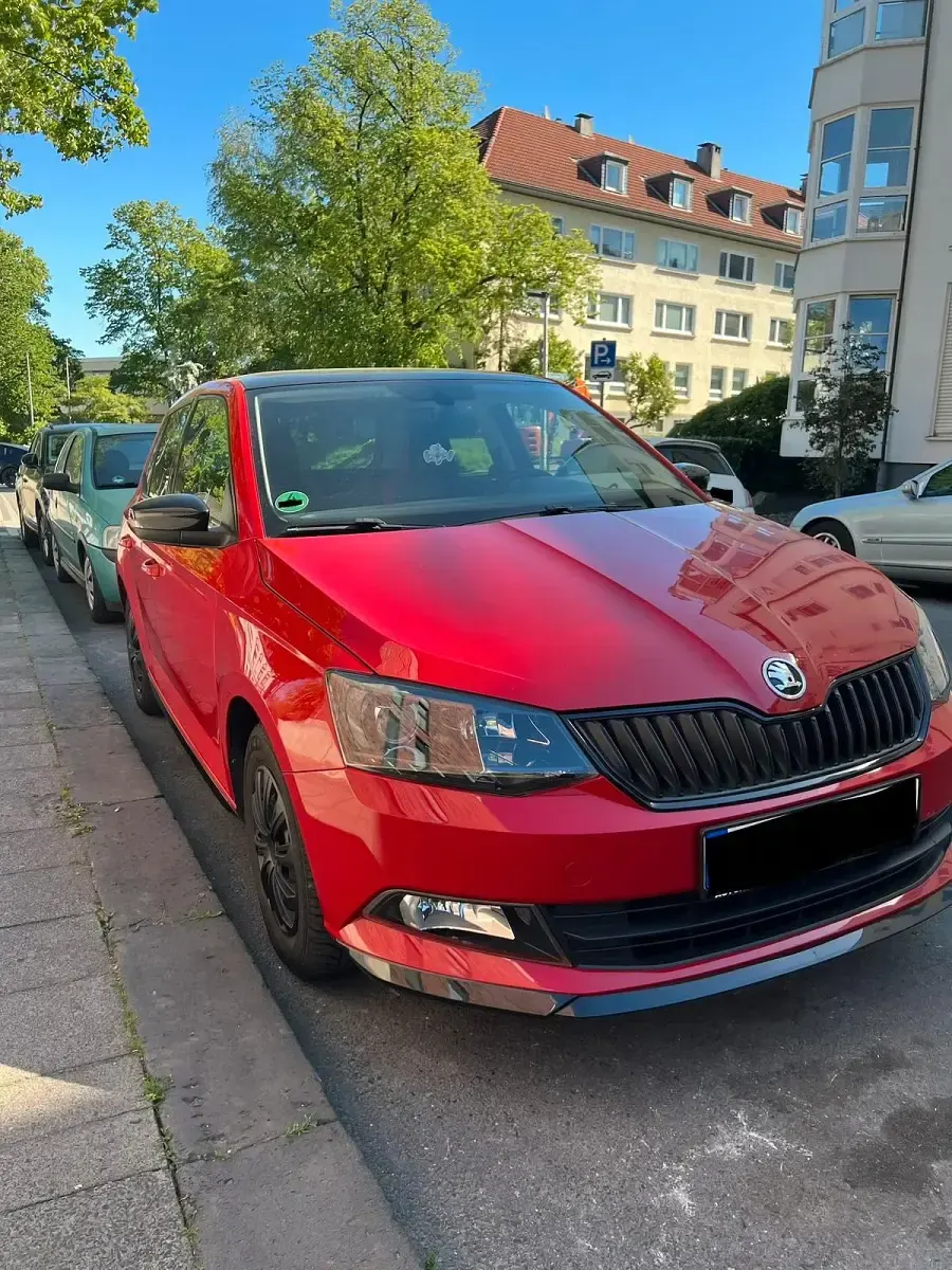 Second-hand Skoda Fabia 90 CP (66 kW) 2017 Roșu Hatchback