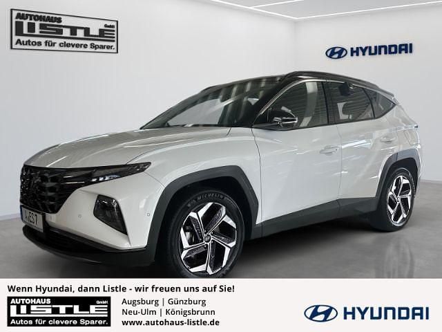 Weiss Gebraucht 2022 Hyundai Tucson Prime SUV | 33.985 € (Teuer) - Bild 1/4