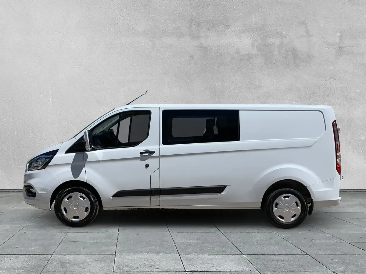 Gebraucht Ford Transit Custom Trend 131 PS (96 kW) 2021 Weiß Van / Kleinbus
