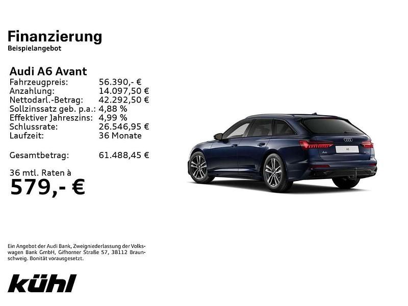 Gebraucht Audi A6 S-Line 286 PS (210 kW) 2025 Firmamentblau metallic Kombi