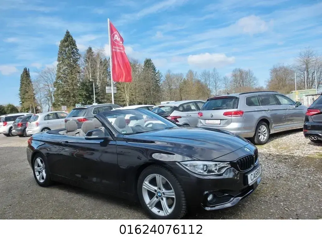 Gebraucht BMW 420 Cabriolet Sport Line 184 PS (135 kW) 2013 Braun Cabrio
