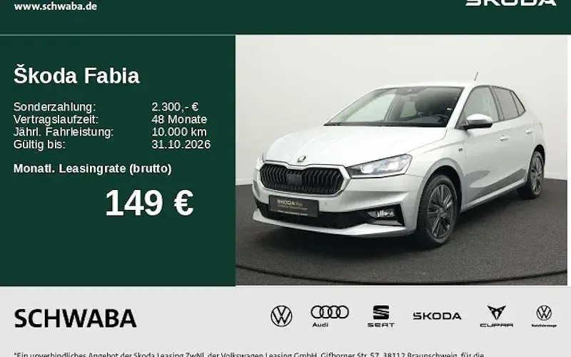 Gebraucht Skoda Fabia Tour 150 PS (110 kW) 2025 Silber Kleinwagen