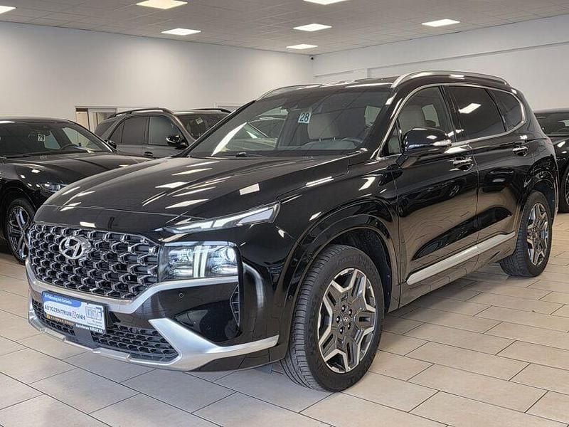 Schwarz Gebraucht 2022 Hyundai Santa Fe Signature SUV | 33.400 € (Guter Preis) - Bild 1/4