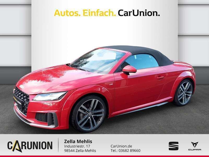 Tangorot met. Gebraucht 2019 Audi TT Roadster S-Line Cabrio | 25.450 € (Etwas zu teuer) - Bild 1/4