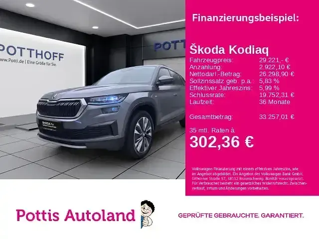 Gebraucht Skoda Kodiaq Ambition 200 PS (147 kW) 2023 SUV