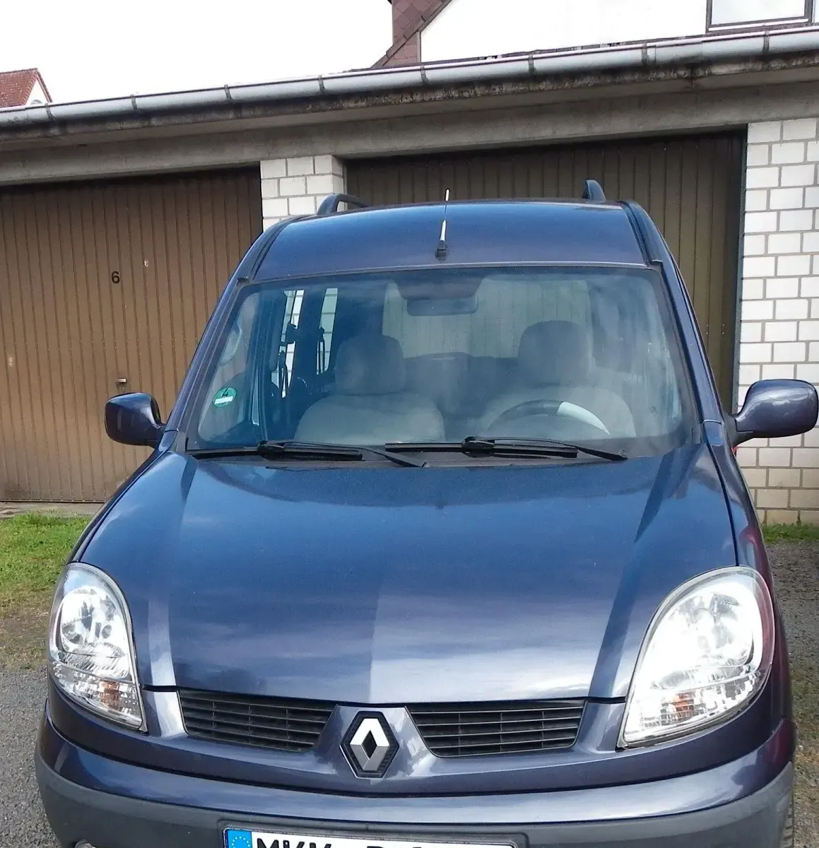 Gebraucht Renault Kangoo 95 PS (69 kW) 2005 Blau Van / Kleinbus