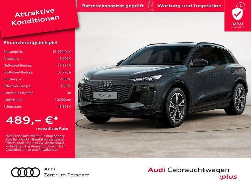 Gebraucht Audi Q6 e-tron Ambiente 284 kW (387 PS) 2024 Magnetgrau SUV