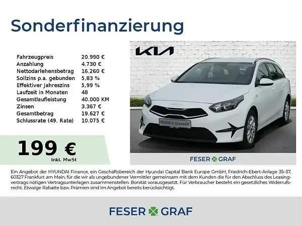 Cararraweiss Gebraucht 2024 Kia Ceed Kleinwagen | 20.990 € (Superpreis) - Bild 1/4