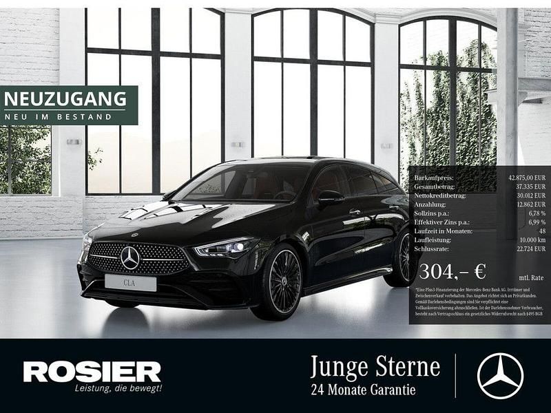 Schwarz / kosmosschwarz Gebraucht 2024 Mercedes CLA220 Shooting Brake Premium Kombi | 42.875 € (Etwas zu teuer) - Bild 1/4