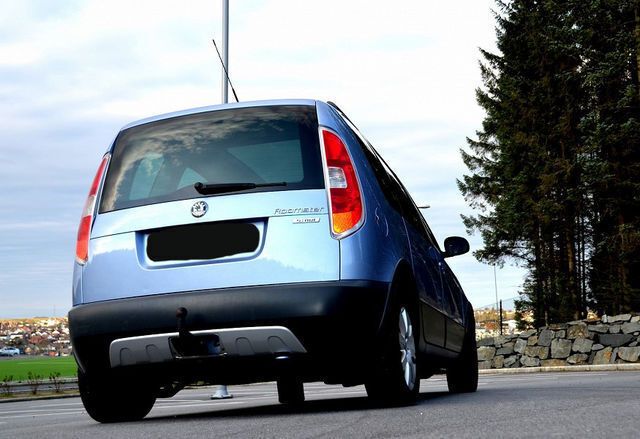Gebraucht Skoda Roomster 105 PS (77 kW) 2007 Blau metallic Van / Kleinbus